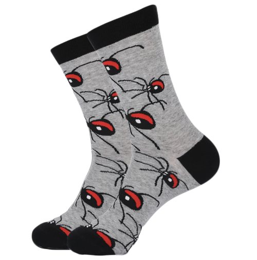 Spider Socks, spider, insect socks, spidey, sock boutique, spider crew socks, insect socks