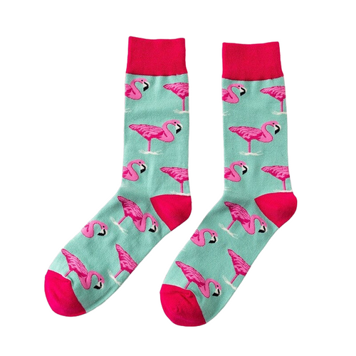 Flamingo, sock boutique, big birds, pink flamingo