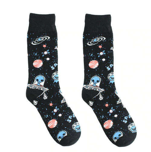 Space Men Socks, astronaut, space socks, ladies space socks, sock boutique
