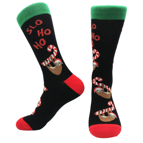 Men's Slo Ho Ho Sloth Christmas Socks