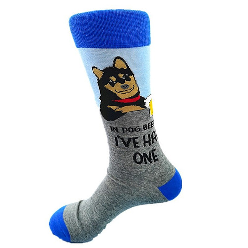 In Dog Beers I've Had One Socks