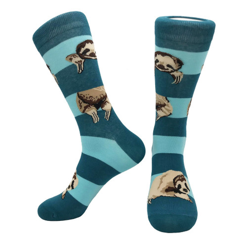 Striped Sloth Socks