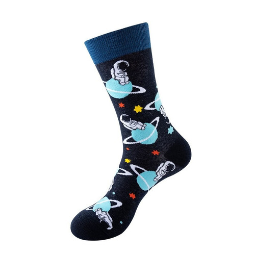 Astronaut in Space Socks, Ladies Astronaut in Space Socks, Astronaut Socks, Astronaut Crew Socks