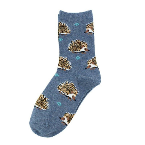 Blue Hedgehog Socks