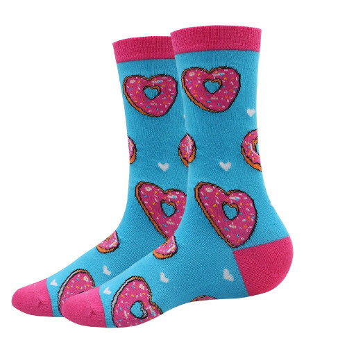 Love Heart Donut Socks