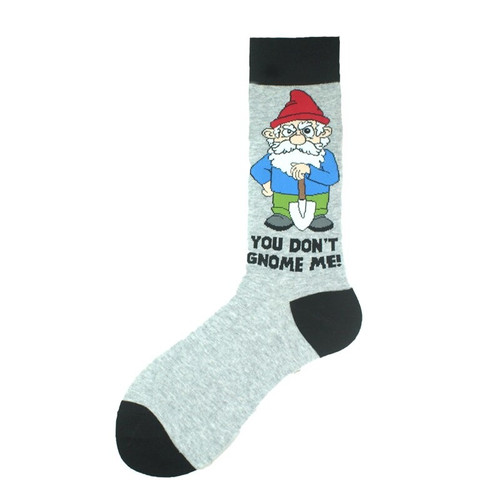 Men's Gnome Socks "You don't gnome me"