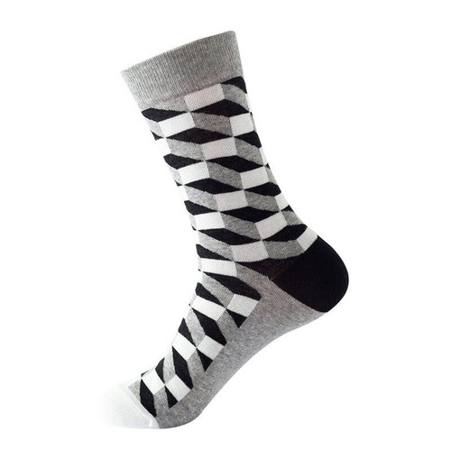 Black & White Abstract Socks