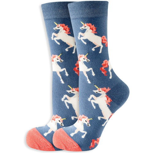 Unicorn Socks, Ladies Unicorn, Crew Unicorns, Girly, Sock Boutique