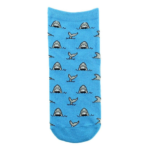 Shark Socks, Shark ankle socks, ankle socks, fish, shark novelty socks, sock boutique