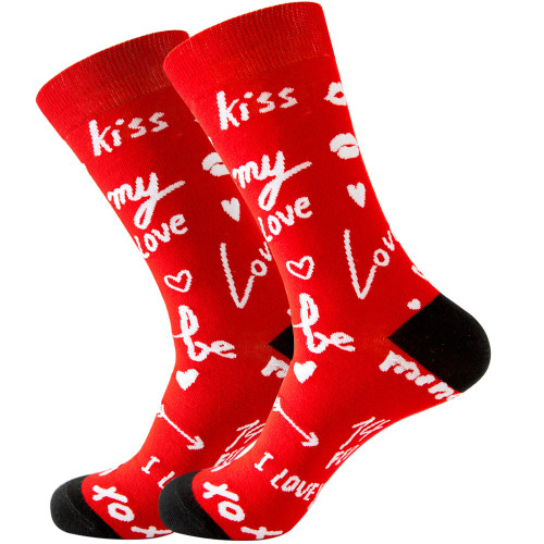 I Love You Socks, love you, sock boutique, red socks, red love socks, love you socks, luv you, my love socks, valentines, romantic