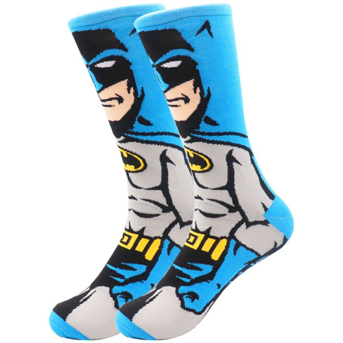 Batman Socks, sock boutique, sock boutique has batman socks, batman socks at sock boutique, batman, men's batman, blue batman