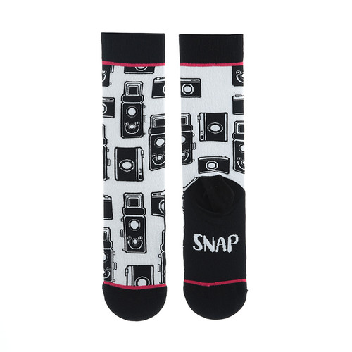 Snap Shot Socks, novelty socks, sock boutique, snap socks, camera socks