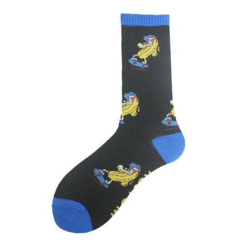 Banana Boarding Socks, sock boutique, banana socks, men's banana socks, bananas on skateboards socks, cool banana socks, funky socks, nz socks, sock boutique, not just socks, novelty banana socks, novelty socks, perfect gift for dad, banana split, banana peel socks