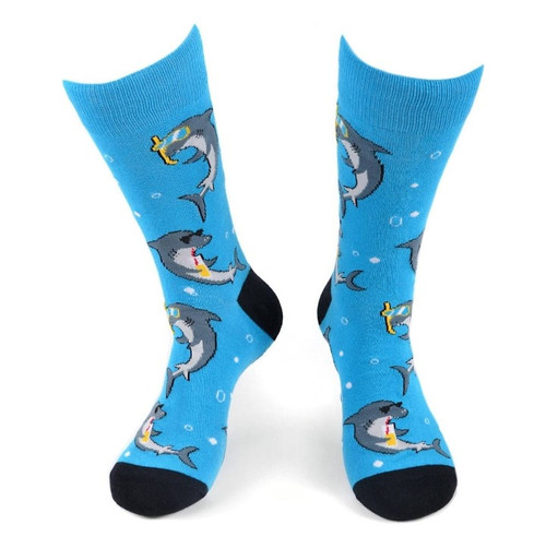 Cruisy Shark Socks, shark socks, fish socks, sock boutique, nz socks, novelty socks, novelty shark socks, biggest range of socks, crazy socks