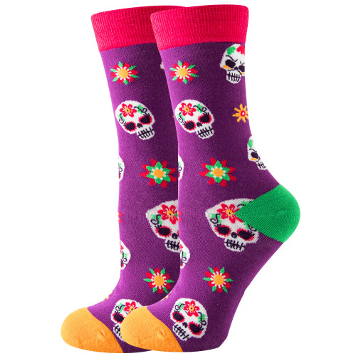 Purple Skull Socks, skull socks, ladies skull socks, nz socks, kiwi socks, sock boutique, best range of socks, largest range of socks, boutique socks, kiwi socks