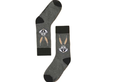 Grey Bugs Bunny Socks, novelty socks, sock boutique, best gift ideas, largest range of socks, kiwi socks, nz socks