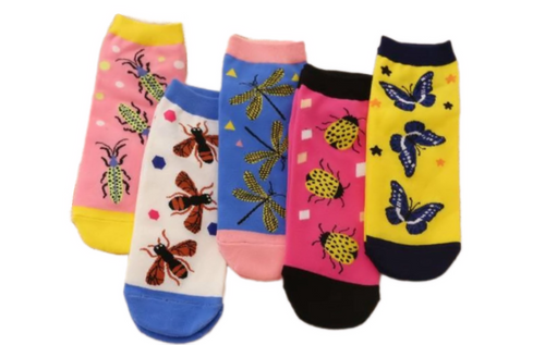 Insect Socks, insect ankle socks, bug socks, sock boutique, perfect gift ideas, novelty socks, novelty insect socks, butterfly socks, crawly things socks, nz socks, not just socks, kiwi socks