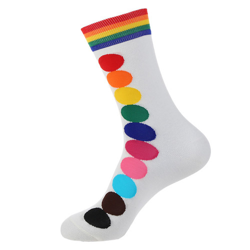 Polka Dot Rainbow Socks, rainbow socks, rainbow pride, lgbqt socks, queer socks, support rainbow socks, support the cause socks, Sock Boutique, Biggest range of socks, best gift ideas, perfect gift ideas, kiwi
socks, nz socks, funky socks, cool socks, novelty socks, novelty gift socks, 
something for everyone, for someone who has everything, sock boutique nz, nzsb, 
ankle socks, ladies socks, men's socks, kids socks, teens socks, wellbeing socks, 
affordable socks, happy socks