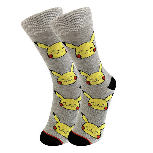 Grey Pikachu Pokémon Face Socks, pokemon socks, men's pokemon socks, Sock Boutique, Biggest range of socks, best gift ideas, perfect gift ideas, kiwi
socks, nz socks, funky socks, cool socks, novelty socks, novelty gift socks, 
something for everyone, for someone who has everything, sock boutique nz, nzsb, 
ankle socks, ladies socks, men's socks, kids socks, teens socks, wellbeing socks, 
affordable socks, happy socks