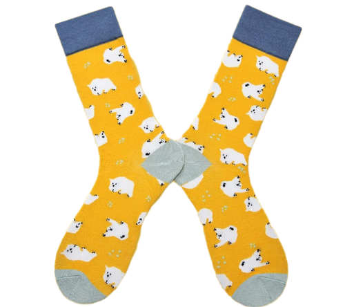 Yellow Polar Bear Socks, polar bear socks, ladies bear socks, ladies polar bear socks, ladies bear socks that are cute, animal socks, ladies animal socks, Sock Boutique, Biggest range of socks, best gift ideas, perfect gift ideas, kiwi
socks, nz socks, funky socks, cool socks, novelty socks, novelty gift socks, 
something for everyone, for someone who has everything, sock boutique nz, nzsb, 
ankle socks, ladies socks, men's socks, kids socks, teens socks, wellbeing socks, 
affordable socks, happy socks