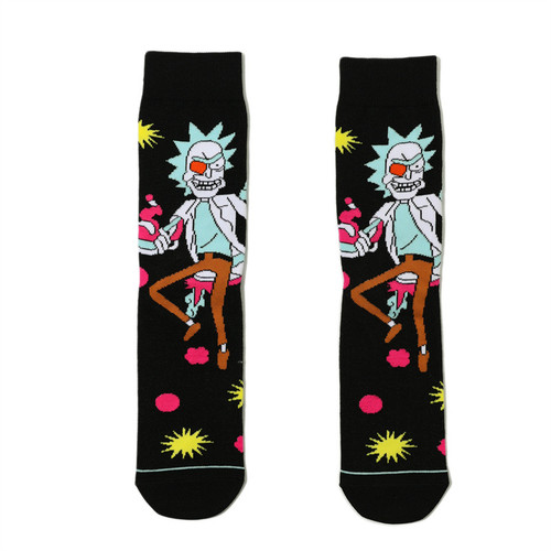 Rick Sanchez Socks (Rick & Morty), rick sanchez socks, rick sanchez crew socks