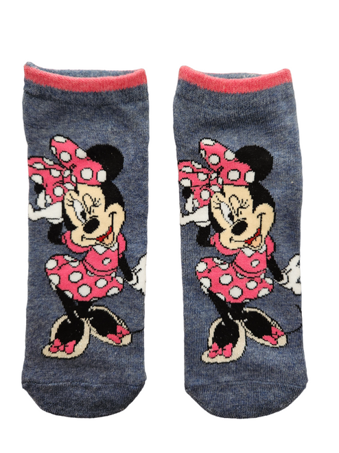 Ladies Minnie Mouse Pose Ankle Socks