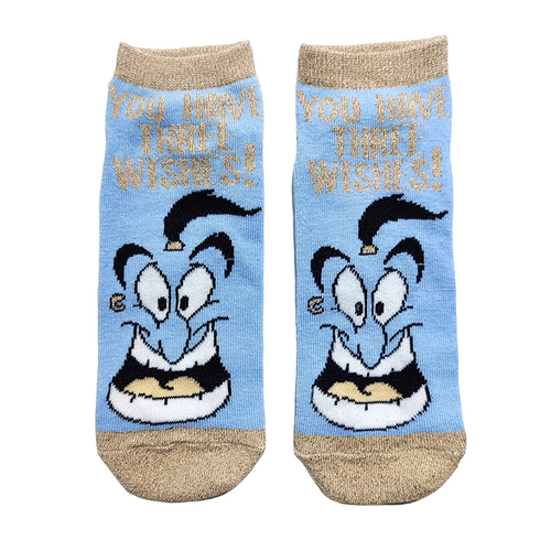 Ladies You Have Three Wishes (Aladdin) Socks, genie from aladdin socks, aladdin socks