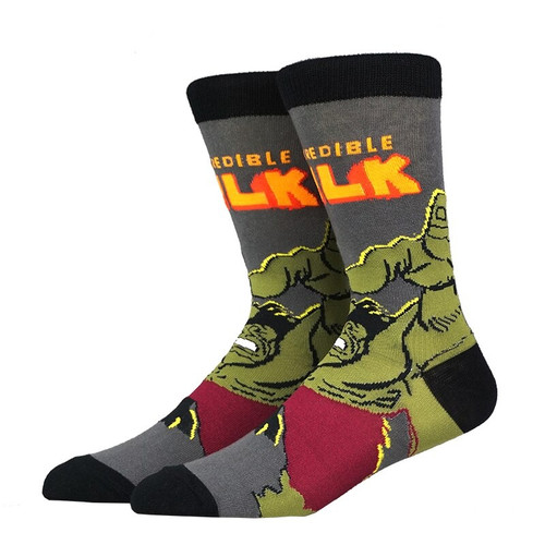 The Incredible Hulk Socks, Hulk Socks, Unisex Hulk Socks, The incredible hulk crew socks, Crew Socks with Hulk on them