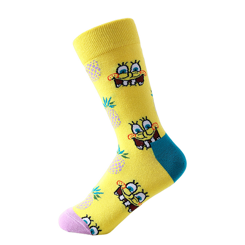 SpongeBob Pineapple Socks, TV SpongeBob Socks, Crew SpongeBob Socks