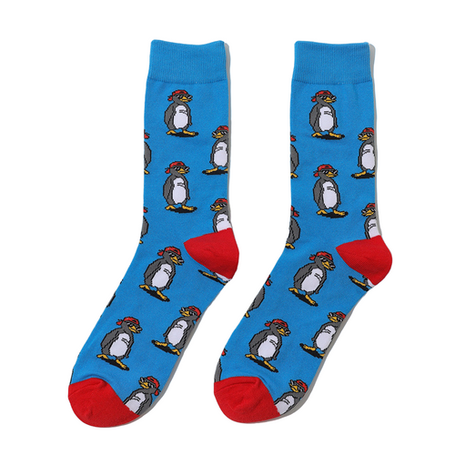 Chilled Out Penguin Socks, Men's Chilled Out Penguin Socks, Penguin Socks, Men's Penguin Socks