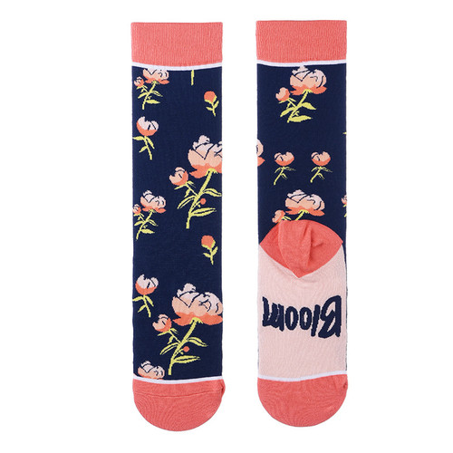 Flower Bloom Socks, Ladies Flower Bloom Socks, Flower socks, Floral Socks, Ladies Flower Socks
