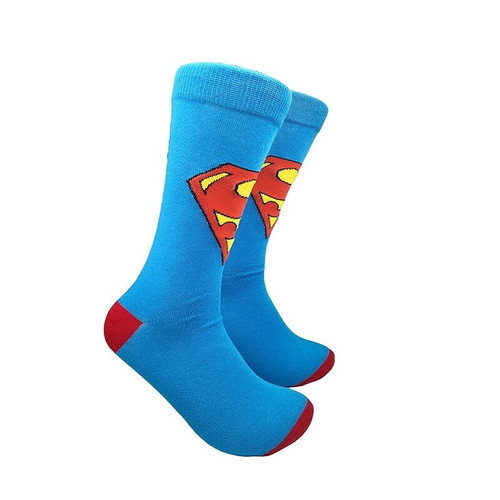 Superman Socks, Blue superman Socks, Teenage Superman Socks, Teens Superman Socks
