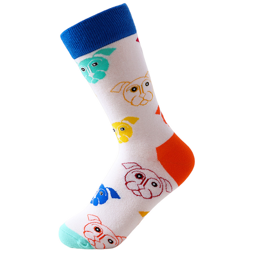Colourful Dog Socks, Unisex Dog Socks, Doggy Socks, Dog Face Socks