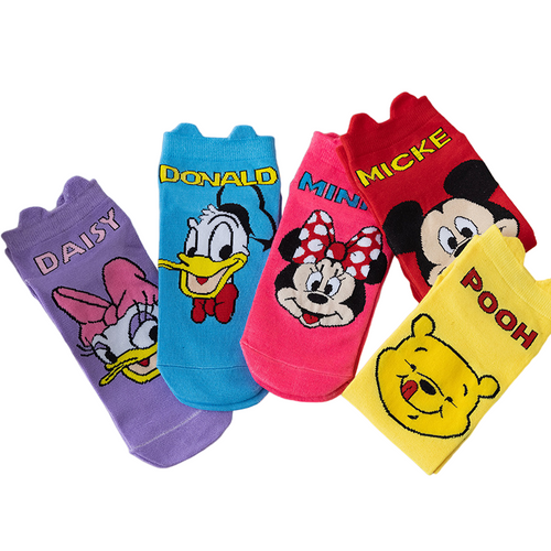 Disney Socks, Disney Ankle Socks, Pooh socks, micke socks, daisy socks, minnie socks, donald socks