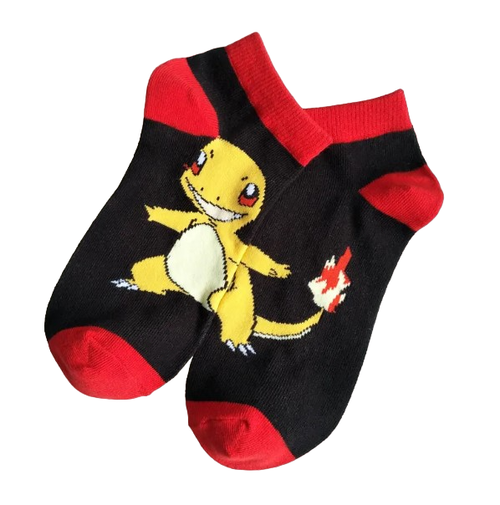 Charmander Pokémon Socks, Pokémon Socks, Ladies Pokémon Socks, Cartoon Pokémon Socks