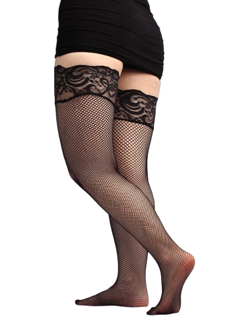 Black Anti-slip Lace Top Thigh High Stockings, Ladies stockings, thigh high stockings