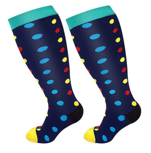 Polka Dot Compression Socks, Compression Socks, Ladies Compression Socks, Thermal compression, medical socks, ladies compression medical