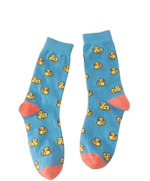 Rubber Duck Crew Socks, Men's Rubber Duck Crew Socks, Duck Socks, Rubber ducky socks