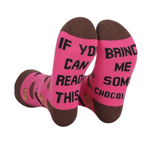If You Can Read This Bring Me Chocolate Socks, Bring me chocolate socks, Ladies If You Can Read This Bring Me Chocolate Socks, Ladies Chocolate Socks