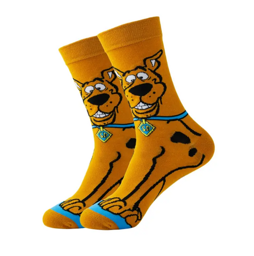 Light Brown Scooby-Doo Socks, Ladies Light Brown Scooby-Doo Socks, Scooby Socks