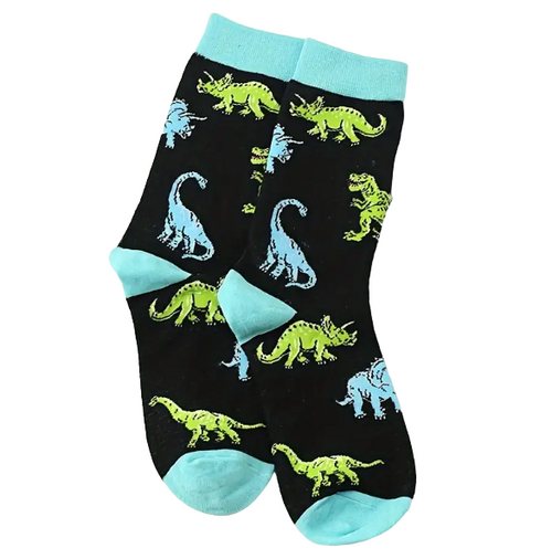 Dinosaur Socks, sock boutique, ladies dinosaur socks, novelty dinosaur socks, Dinosaur Socks