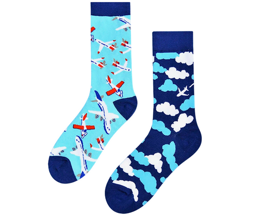 Plane Socks, Men's plane socks, Aviation socks, pilot socks, men's plane socks, airport socks