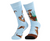 Otter Socks, men's Otter Socks, otter crew socks, men's otter mismatched socks, mismatched otter socks