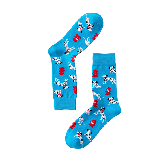 Dog socks, dalmatian socks, dog dalmatian socks, sock boutique