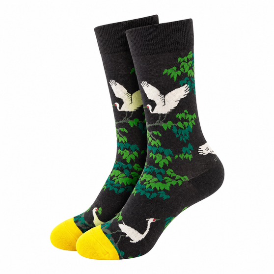 Crane Bird Socks