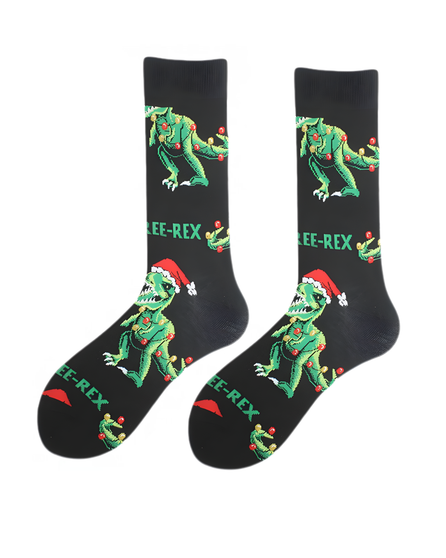 Tree-Rex Christmas Socks