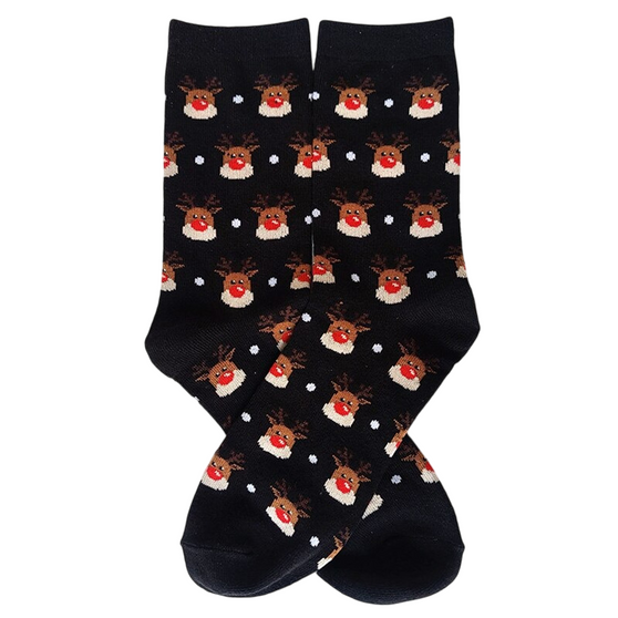 Reindeer Socks, Jingle Toes Deluxe: Reindeer Socks, Ladies Jingle Toes Deluxe: Reindeer Socks
