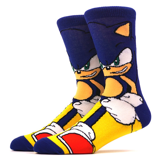 Sonic the Hedgehog Socks, video games socks, sock boutique, gift socks, novelty socks, sonic socks, socks with sonic, sonic hedgehog, hedgehog, sonic crew socks
