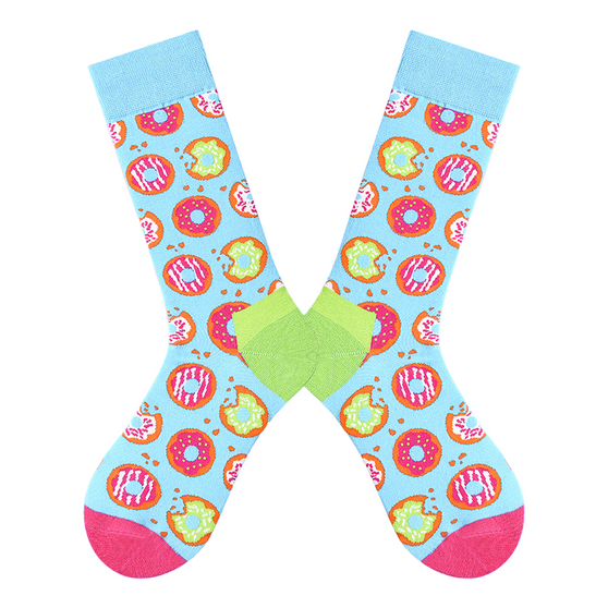 Delicious Donut Socks, Unisex Delicious Donut Socks, Men's Delicious Donut Socks, Ladies Delicious Donut Socks