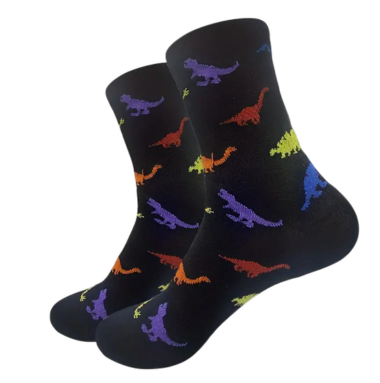 Dino Days Ahead Socks, Ladies Dino Days Ahead Socks, dinosaur socks, Dino Days socks, fun dinosaur socks, novelty socks, kids dinosaur socks, dinosaur print socks, playful socks, quirky socks, prehistoric socks, dino-themed socks, colorful dinosaur socks, dinosaur lover socks, unique socks, fun character socks, cute dinosaur socks, adventurous socks, funky socks, animal-themed socks.